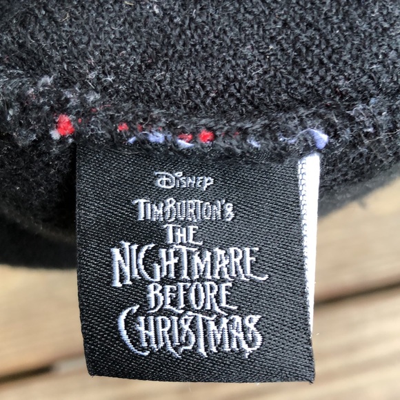 2 Items Hat & Bag Nightmare Before Christmas Jack Sally Cosmetic Zip Case Knit - Picture 8 of 10